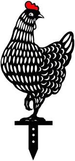 Kip Yard Art Outdoor Tuin Achtertuin Gazon Stakes Metalen Hen Yard Decor Kip Yard Art Outdoor Tuin Achtertuin Gazon