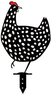 Kip Yard Decor Tuin Decoratie Outdoor Tuin Ornamenten Kip Metalen Yard Art Outdoor Tuin Achtertuin Gazon Decor Hen Yard F