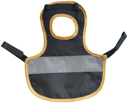 Kip Zadel Met Verstelbare Bandjes Voor Kleine Medium Grote Hens Gevogelte zwart