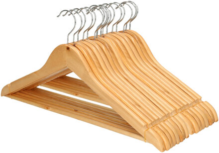 Kipit Kledinghangers - 16x - hout - luxe hangers
