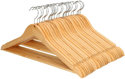 Kipit Kledinghangers - 24x - hout - luxe hangers