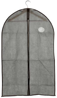Kipit Kledinghoes - met kijkvenster - grijs - 60 x 100 cm - kledingzak