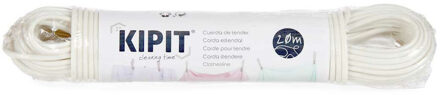Kipit Waslijn - 20 meter - PVC - wit - drooglijn / waslijndraad