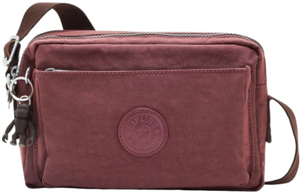 Kipling Abanu Medium Crossbody Mahogany red