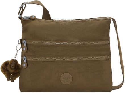 Kipling Alvar smooth khaki damestas Groen - H 26 x B 33 x D 4.5 cm