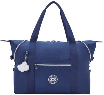 Kipling Art M casual blue combo weekendtas handbagage Blauw - H 32 x B 58 x D 20 cm