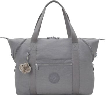 Kipling Art M inviting grey weekendtas handbagage Grijs - H 32 x B 58 x D 20 cm