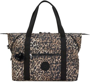 Kipling Art M prt ac wild leopard weekendtas handbagage Multicolor - H 32 x B 58 x D 20 cm