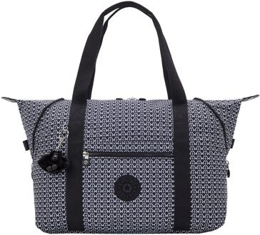 Kipling Art M signature print Weekendtas Multicolor - H 32 x B 58 x D 20