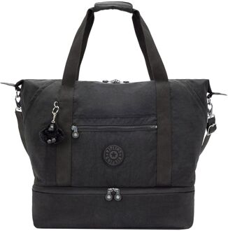 Kipling Art M Weekender b black noir handbagage Zwart - H 32 x B 58 x D 20 cm