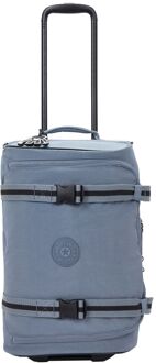 Kipling Aviana S b blue stone zachte koffer lichtgewicht koffer Blauw - H 54 x B 33 x D 25 cm