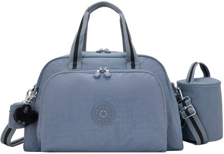 Kipling Canama blue stone damestas luiertas Blauw - H 28 x B 43.5 x D 27.5 cm