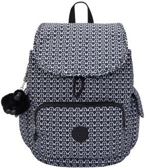 Kipling City Pack S Backpack signature print Multicolor - H 33.5 x B 27 x D 19 cm
