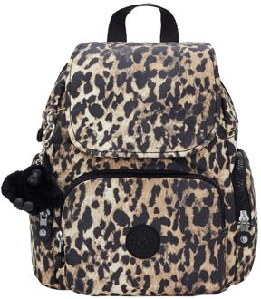 Kipling City Zip Mini b prt wild leopard rugzak Multicolor - H 29 x B 27 x D 14 cm
