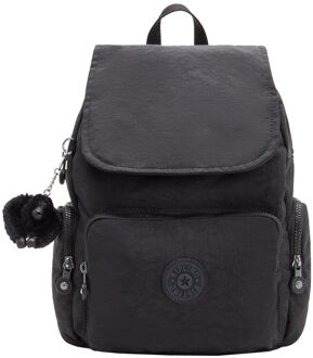 Kipling City Zip Mini black noir rugzak Zwart - H 29 x B 27 x D 14 cm