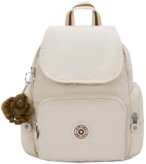 Kipling City Zip Mini soft sand rugzak Zand - H 29 x B 27 x D 14 cm