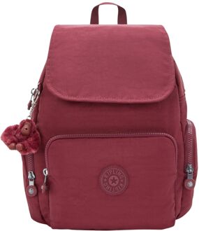 Kipling City Zip S b lounge wine rugzak Rood - H 33.5 x B 27 x D 19 cm