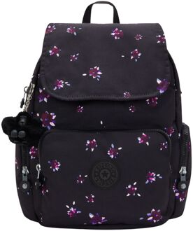 Kipling City Zip S b prt night flower rugzak Multicolor - H 33.5 x B 27 x D 19 cm