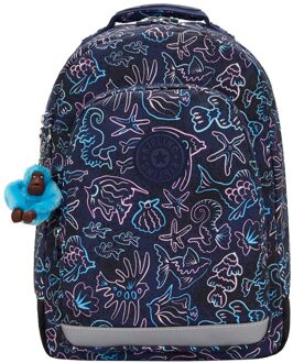 Kipling Class Room disco fish schooltas Multicolor - H 43 x B 29 x D 24 cm