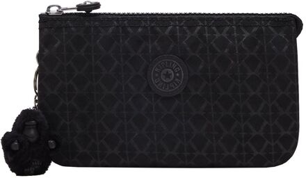 Kipling Creativity L Clutch signature emb dames portemonnee Multicolor - H 11 x B 18.5 x D 1.5 cm