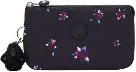 Kipling Creativity L prt ac night flower dames portemonnee Multicolor - H 11 x B 18.5 x D 1.5 cm