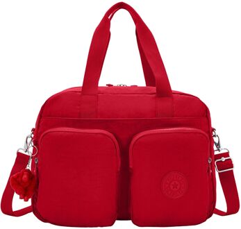 Kipling Defea Xl B ruby red weekendtas handbagage Rood - H 31.5 x B 44 x D 21 cm