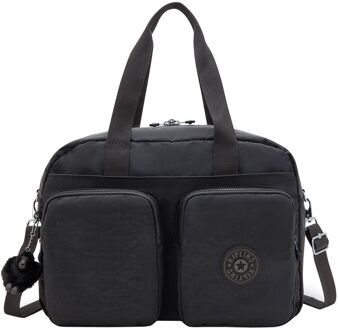 Kipling Defea Xl black noir weekendtas handbagage Zwart - H 31.5 x B 44 x D 21 cm