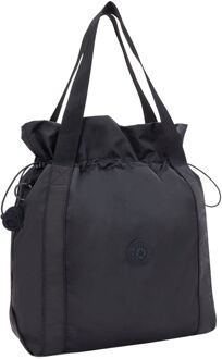 Kipling Elmar simply black schoudertas dames Zwart - H 40 x B 36 x D 16 cm