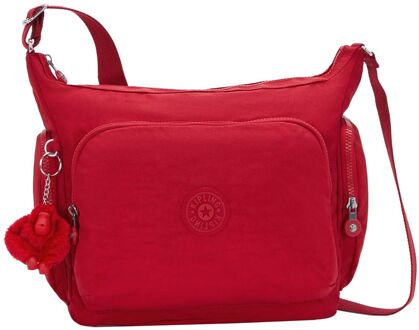 Kipling Gabb ruby red damestas Rood - H 30 x B 35.5 x D 18.5 cm