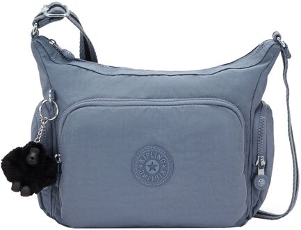 Kipling Gabb schoudertas S blue stone Lichtblauw