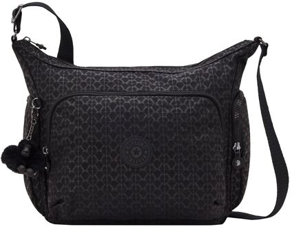 Kipling Gabb signature emb damestas Zwart - H 30 x B 35.5 x D 18.5 cm