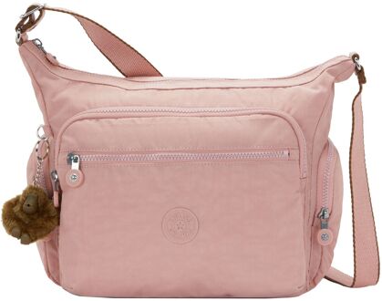 Kipling Gabbie memory pink schoudertas dames Roze - H 30 x B 35.5 x D 18.5 cm