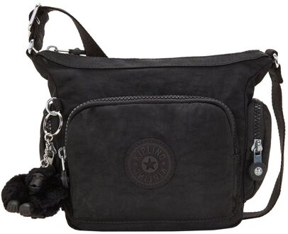 Kipling Gabbie Mini black noir damestas Zwart - H 19 x B 24.5 x D 8.5 cm