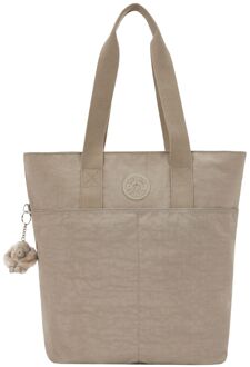 Kipling Hanifa soft taupe damestas - H 39 x B 39 x D 14 cm