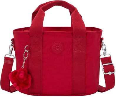 Kipling Minta ruby red handtas dames Rood - H 19 x B 29 x D 13.5 cm