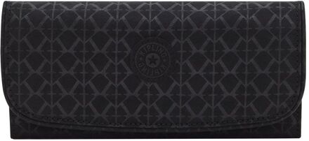Kipling Money Land Portemonnee Signature Emb black