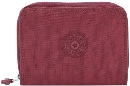 Kipling Money Love lounge wine dames portemonnee Rood - H 9.5 x B 12.5 x D 2.5 cm