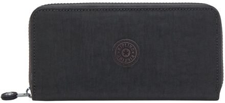 Kipling Money World Wallet black noir dames portemonnee Zwart - H 10 x B 20 x D 2 cm