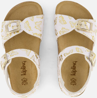 Kipling Naja Sandalen wit Leer - 20,21,22,23,24,25,26