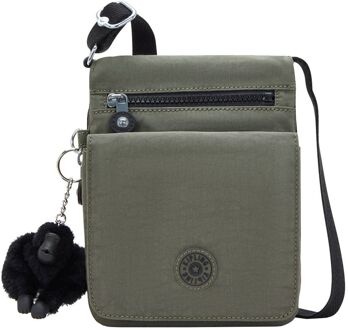 Kipling New Eldorado Shoulderbag green moss damestas Groen - H 19.5 x B 15 x D 2 cm