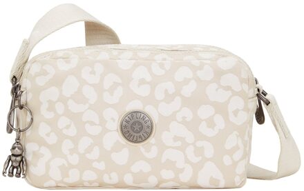 Kipling New Milda cheetah j Damestas Wit - H 13 x B 21 x D 7