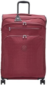 Kipling New Youri Spin L b lounge wine zachte koffer Rood - H 76 x B 49 x D 32 cm