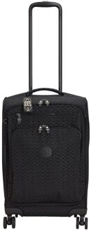 Kipling New Youri Spin S signature emb zachte koffer Zwart - H 55 x B 36 x D 25 cm