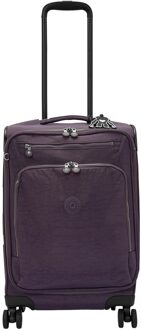 Kipling New Youri Spin S ultimate plum Zachte koffer Paars - H 55 x B 36 x D 25