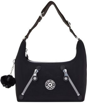 Kipling Nikki rapid black schoudertas dames Zwart - H 28.5 x B 30 x D 8 cm