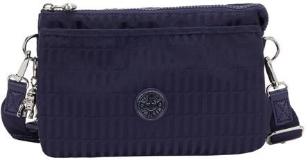 Kipling Riri b prt night tile jacquard damestas Blauw - H 16 x B 24 x D 6.5 cm