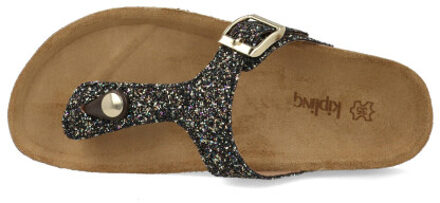 Kipling Sandalen Madonna 3 12365011-0912 Zwart / Goud-33 maat 33
