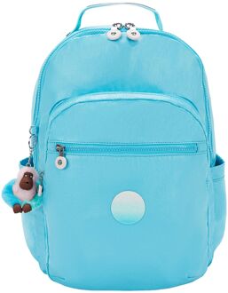 Kipling Seoul College blue met schooltas kind Blauw - H 44 x B 35 x D 25 cm