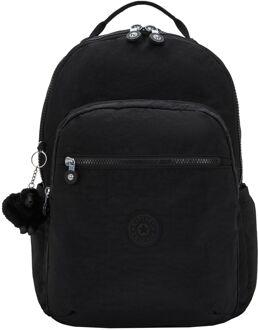 Kipling Seoul Lap black noir rugzak Zwart - H 44 x B 35 x D 20 cm