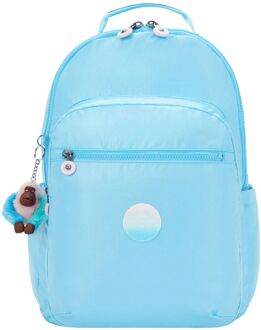 Kipling Seoul Lap blue met rugzak Blauw - H 44 x B 35 x D 20 cm